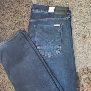 hudson jeans mens dark blue,